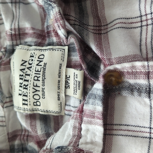 3 for $20 Super cute boyfriend plaid button down - Picture 2 of 3
